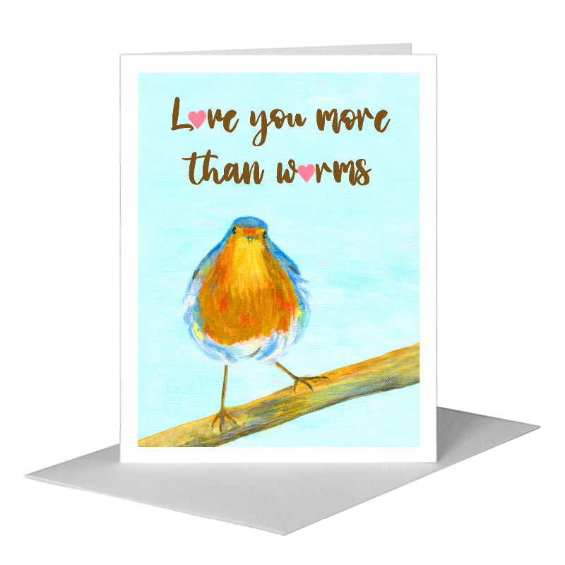 American Robin, Greeting Card (#8210HA)