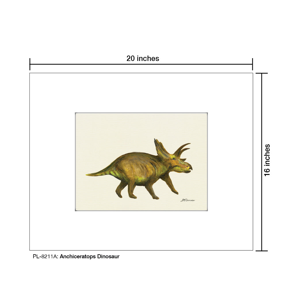 Anchiceratops Dinosaur, Print (#8211A)