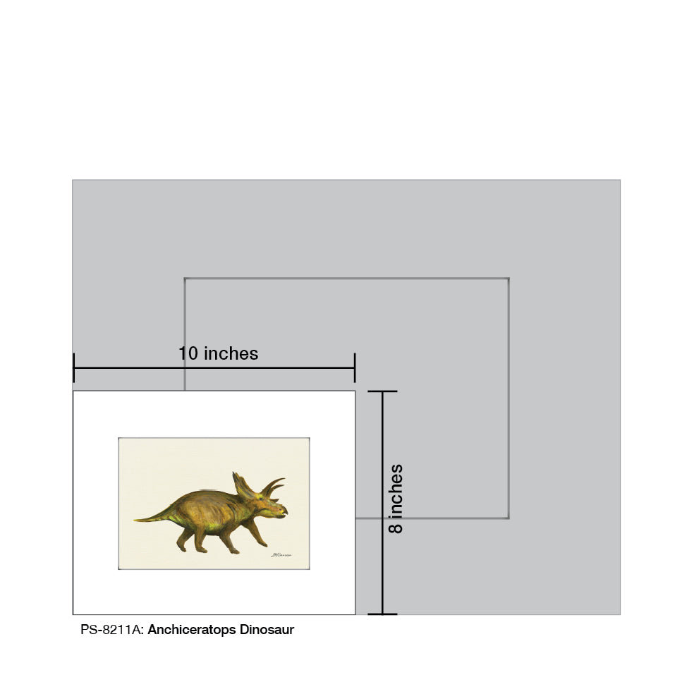 Anchiceratops Dinosaur, Print (#8211A)