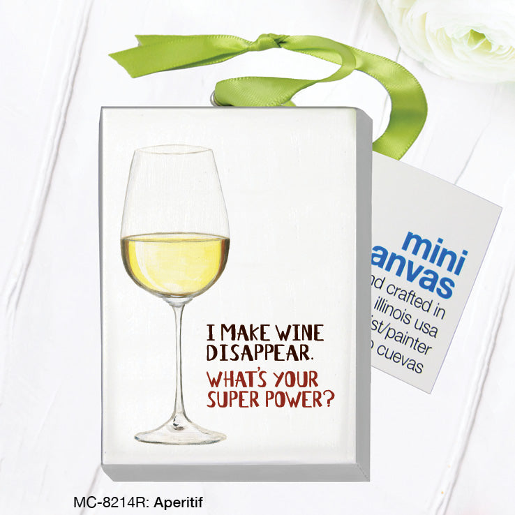Aperitif Wine, Mini Canvas (MC-8214R)