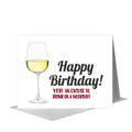Aperitif Wine, Greeting Card (#8214W)