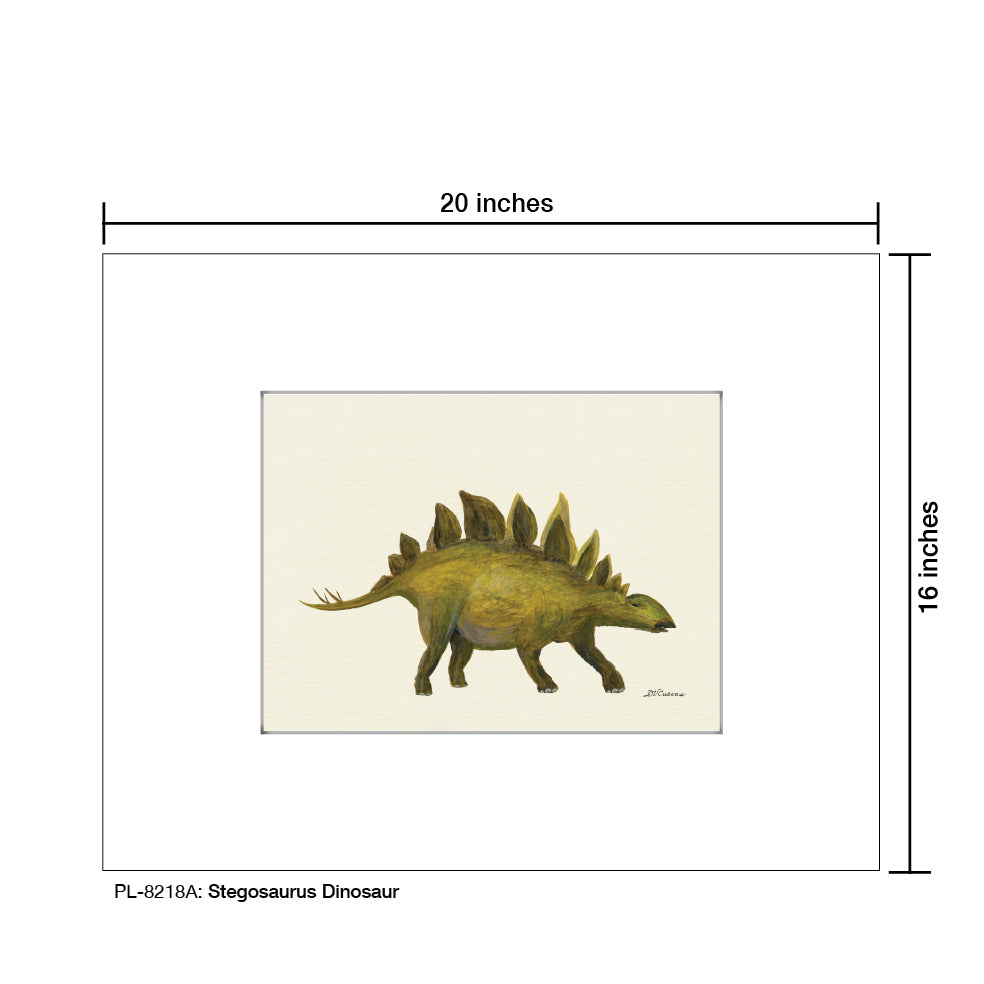 Stegosaurus Dinosaur, Print (#8218A)