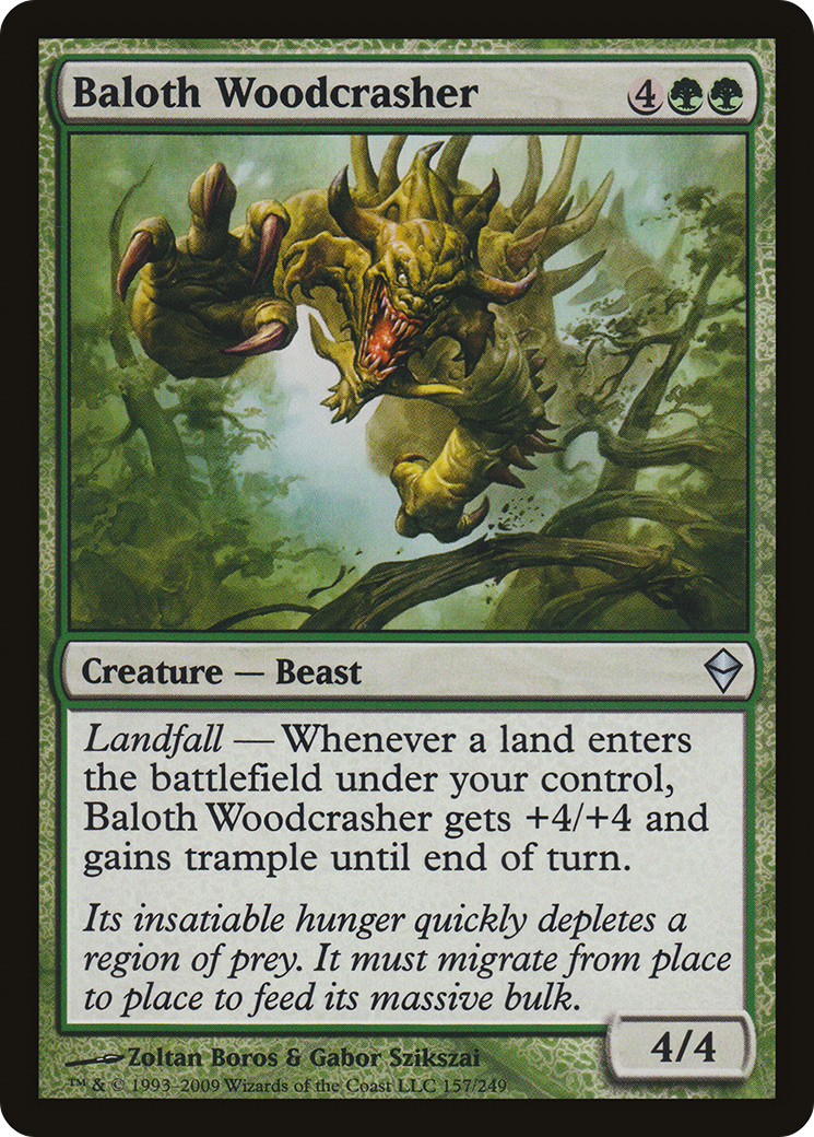 Baloth Woodcrasher (ZEN-157) - Zendikar