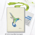 Broad-Billed Hummingbird, Mini Canvas (MC-8225B)