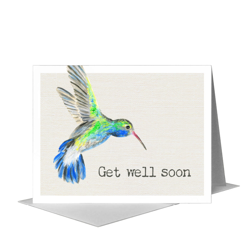 Broad-Billed Hummingbird, Greeting Card (#8225C)