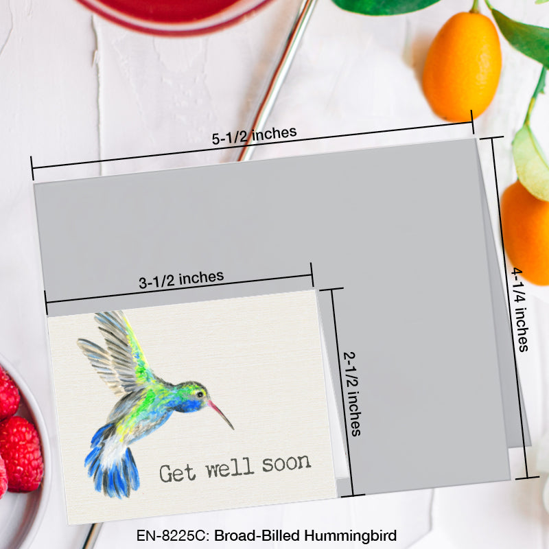 Broad-Billed Hummingbird, Greeting Card (#8225C)