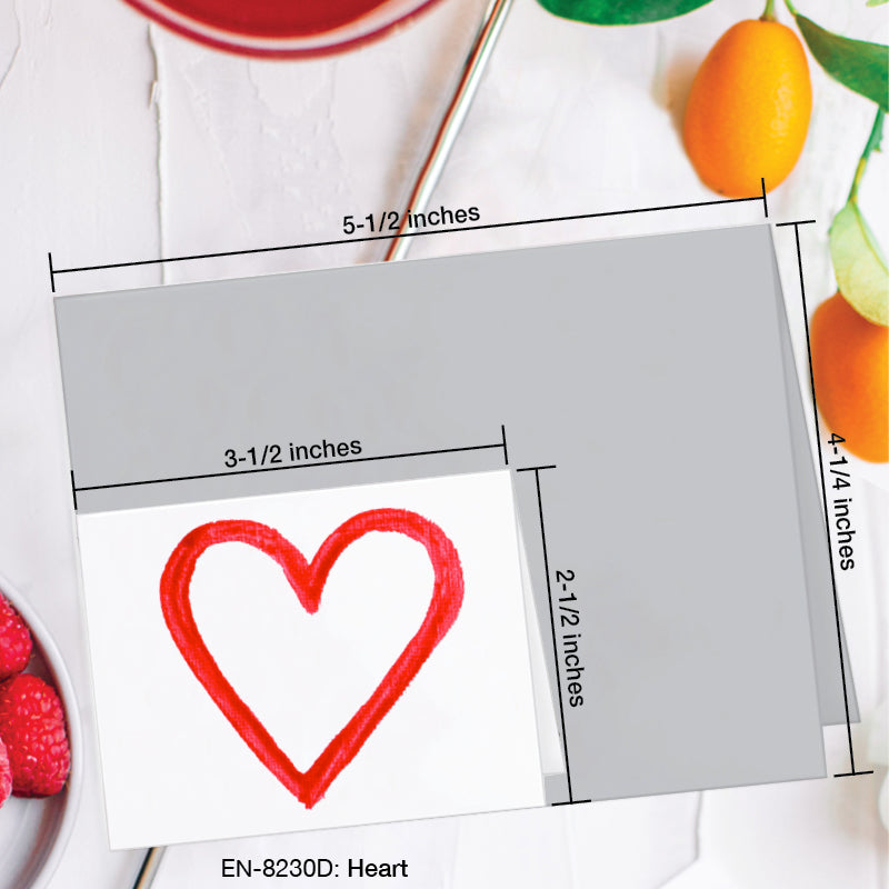 Heart, Greeting Card (#8230D)