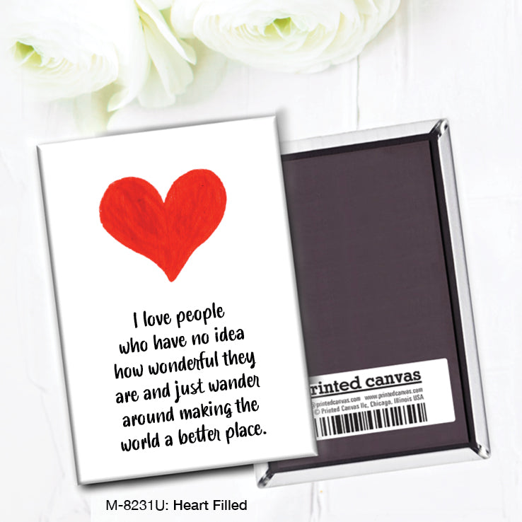 Heart Filled, Magnet (M-8231U)
