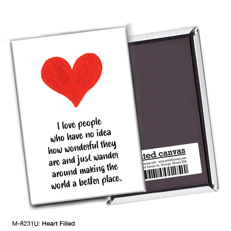 Heart Filled, Magnet (M-8231U)
