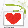 Heart Red Red, Mini Canvas (MC-8233C)