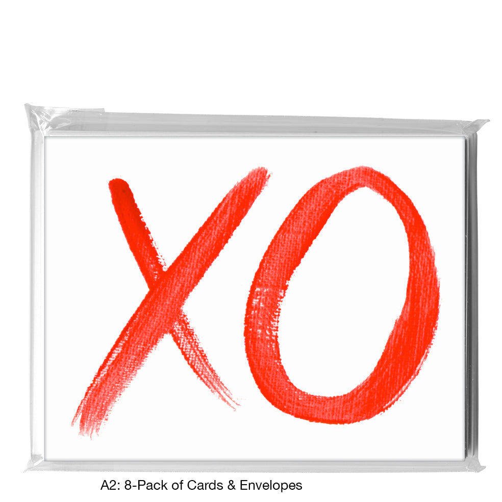 Heart XO, Greeting Card (#8234A)