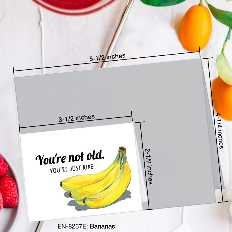 Bananas, Greeting Card (#8237E)