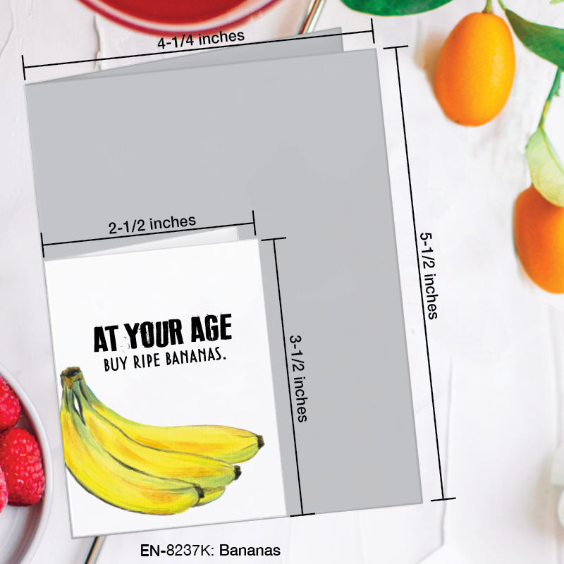 Bananas, Greeting Card (#8237K)