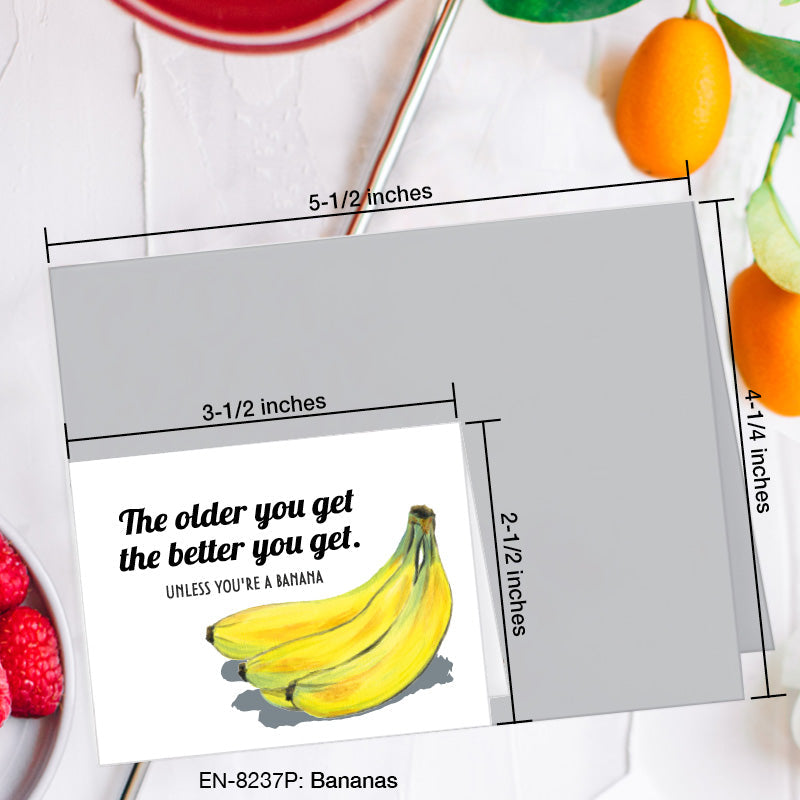 Bananas, Greeting Card (#8237P)