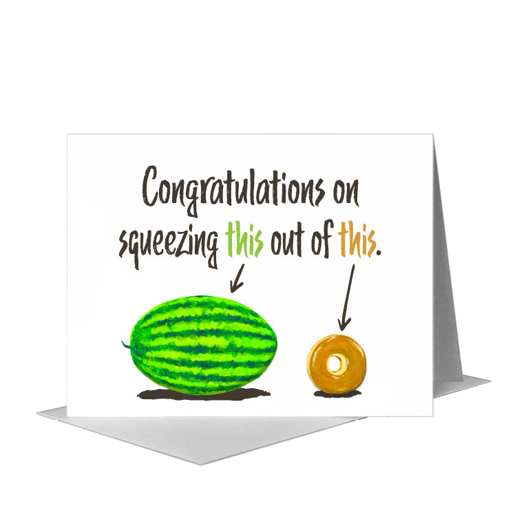 Baby Hole, Greeting Card (#8241B)