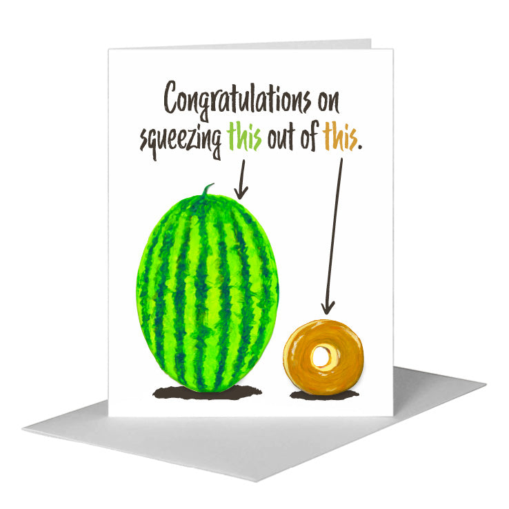 Baby Hole, Greeting Card (#8241B)