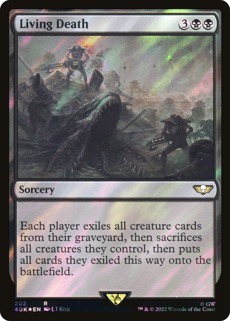 Living Death (40K-202★) - Warhammer 40,000 Commander Foil