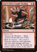 You've Been Caught Stealing (CLB-211) - Commander Legends: Battle for Baldur's Gate Foil