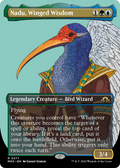Nadu, Winged Wisdom (Borderless) (MH3-377) - Modern Horizons 3 (Borderless)