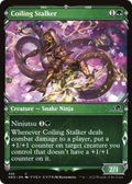 Coiling Stalker (NEO-346) - Kamigawa: Neon Dynasty: (Showcase)