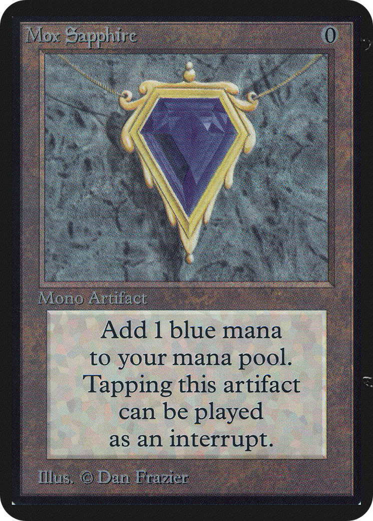 Mox Sapphire (LEA-265) - Limited Edition Alpha