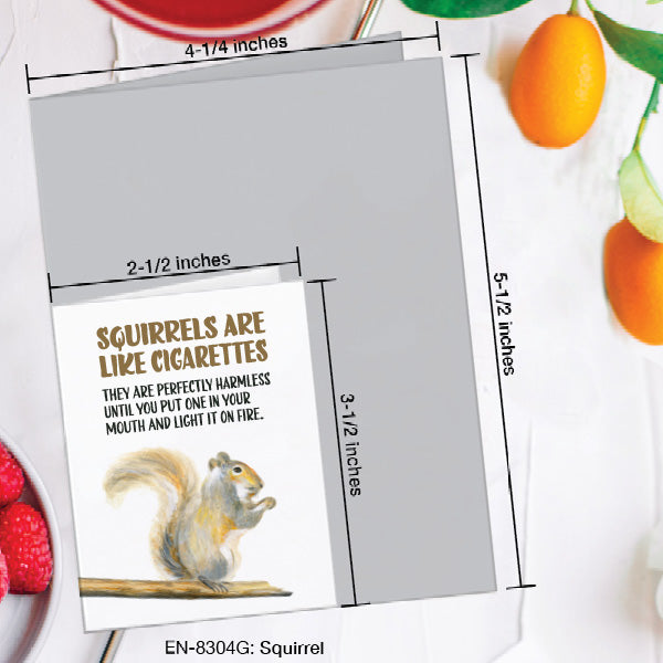 Squirrel, Greeting Card (#8304G)