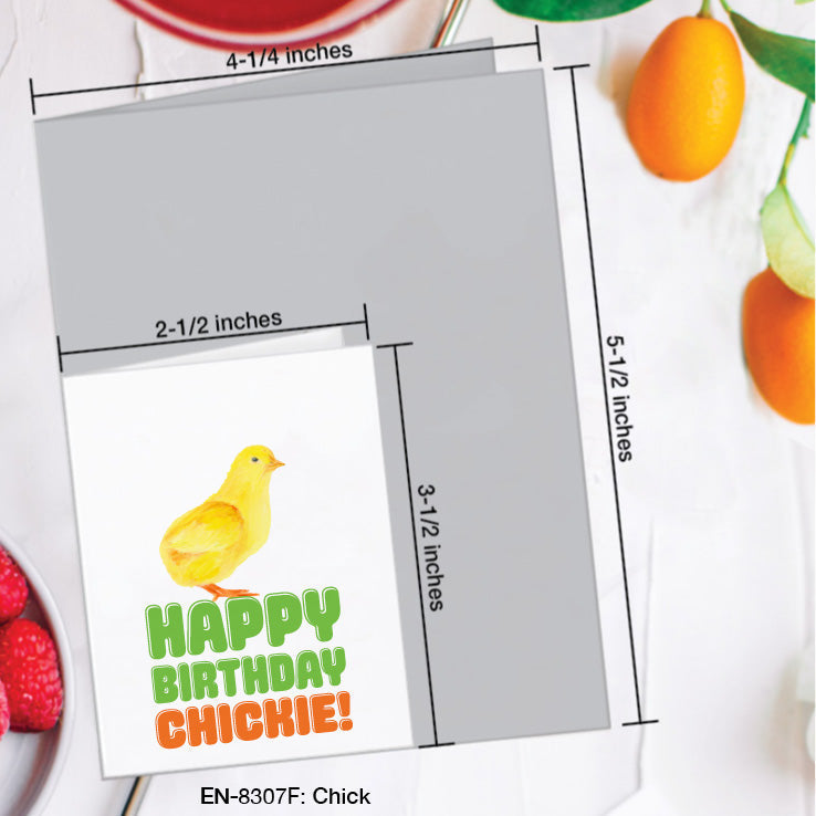 Chick, Greeting Card (#8307F)