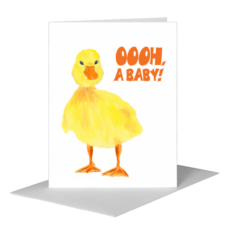 Duckling, Greeting Card (#8308A)