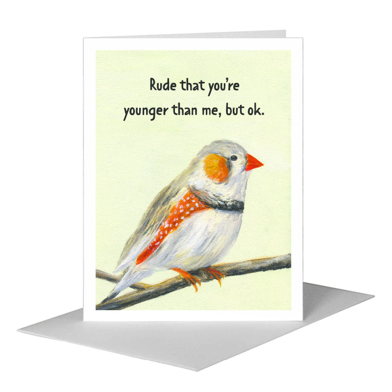 Songbird Finch, Greeting Card (#8316G)