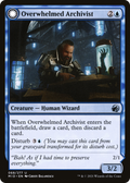 Overwhelmed Archivist // Archive Haunt (MID-068) - Innistrad: Midnight Hunt: (Double Faced Transform)