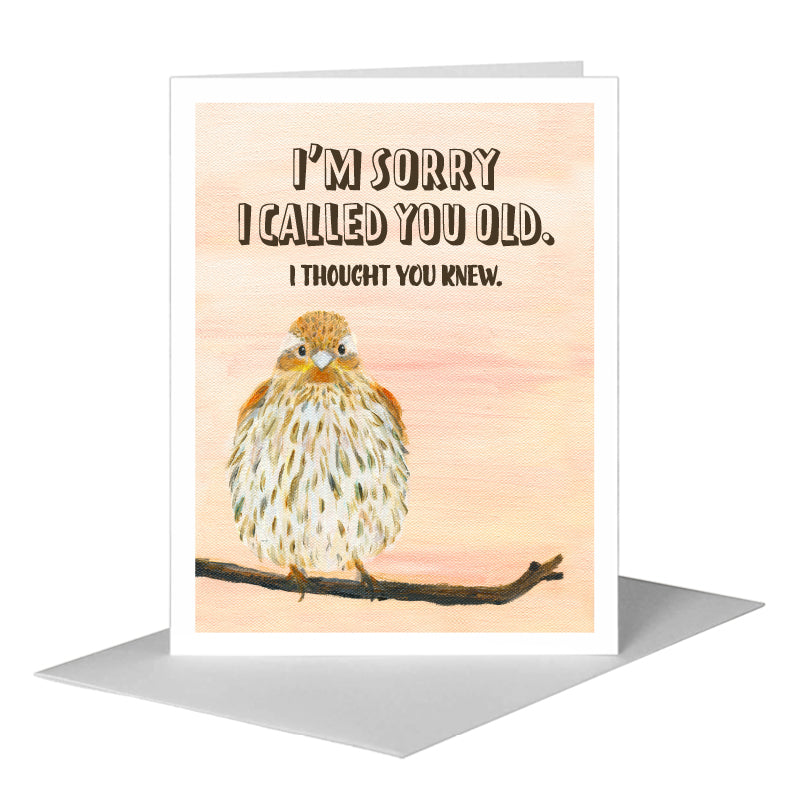 Sweet Finch, Greeting Card (#8325M)