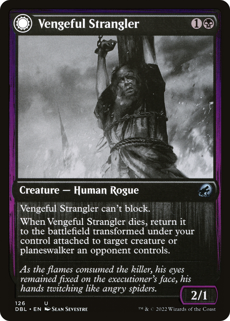 Vengeful Strangler // Strangling Grasp (DBL-126) - Innistrad: Double Feature: (Double Faced Transform) Foil