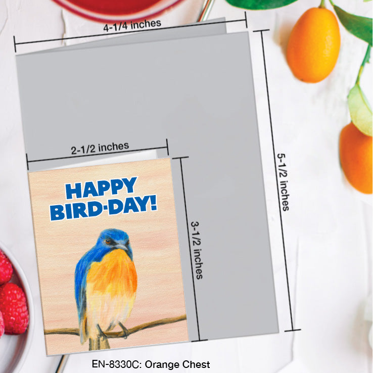 Orange Chest, Greeting Card (#8330C)