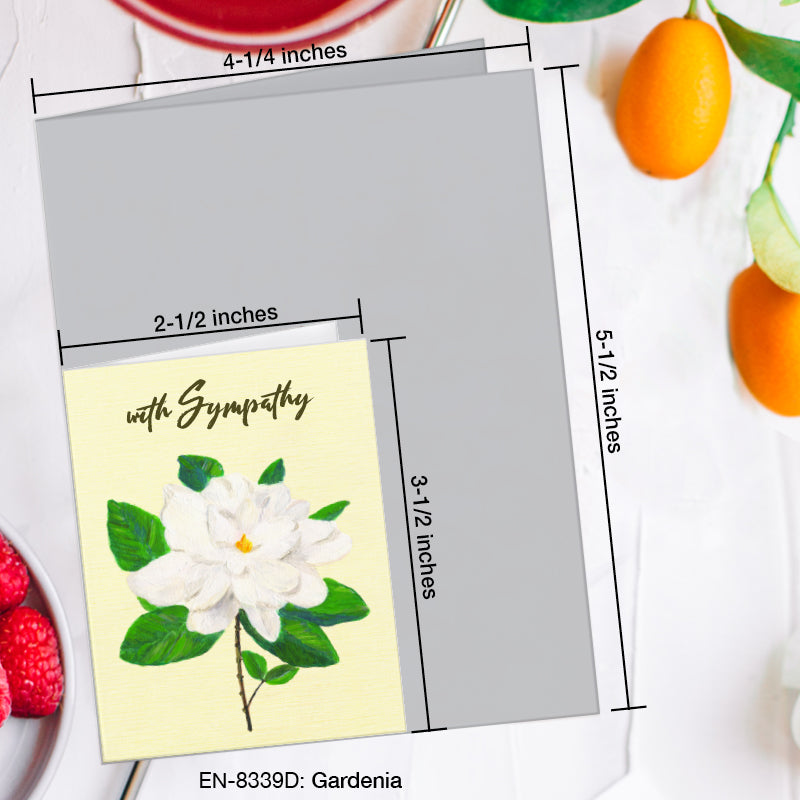 Gardenia, Greeting Card (#8339D)