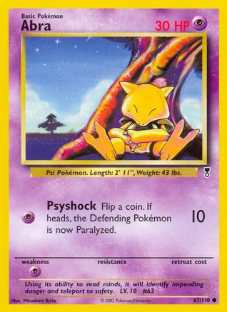 Abra 067/110 - Legendary Collection
