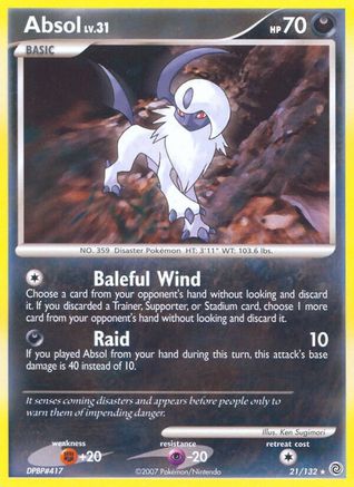 Absol 021/132 - Secret Wonders Reverse Holofoil