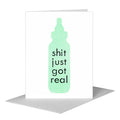 Bottle For Baby, Greeting Card (#8346H)