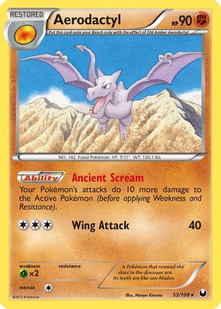 Aerodactyl 053/108 - Dark Explorers