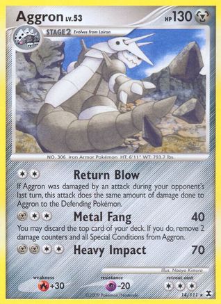 Aggron 014/111 - Rising Rivals Reverse Holofoil