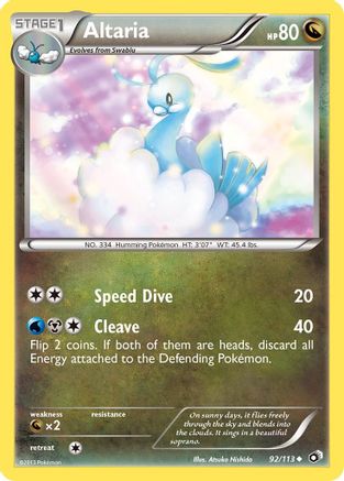 Altaria 092/113 - Legendary Treasures Reverse Holofoil