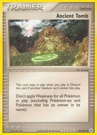 Ancient Tomb 087/101 - Hidden Legends Reverse Holofoil