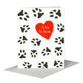 Dog Paw, Greeting Card (#8355GB)