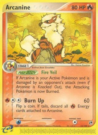 Arcanine 015/100 - Sandstorm