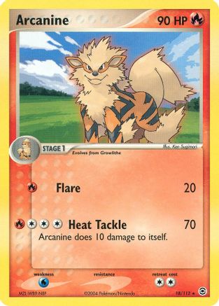 Arcanine 018/112 - FireRed & LeafGreen