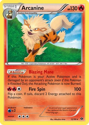 Arcanine 012/99 - Next Destinies Reverse Holofoil