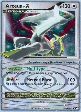 Arceus Lv.X 095/99 - Arceus Holofoil