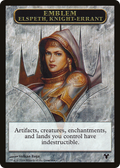 Elspeth, Knight-Errant Emblem (MD1-004) - Modern Event Deck 2014 Tokens