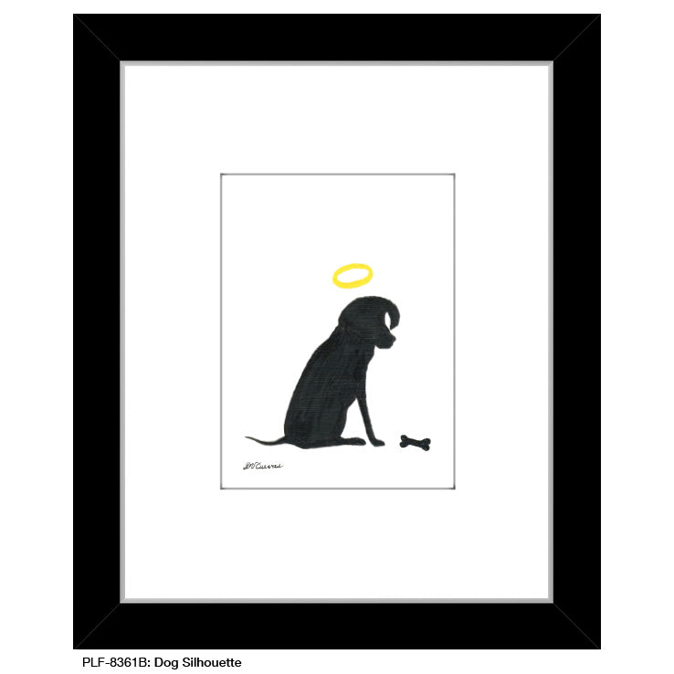 Dog Silhouette, Print (#8361B)