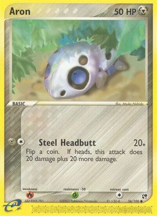 Aron 056/100 - Sandstorm Reverse Holofoil