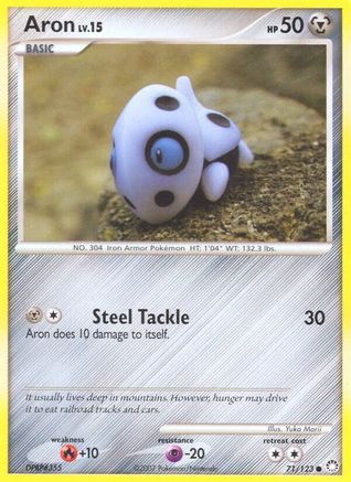 Aron 071/123 - Mysterious Treasures Reverse Holofoil